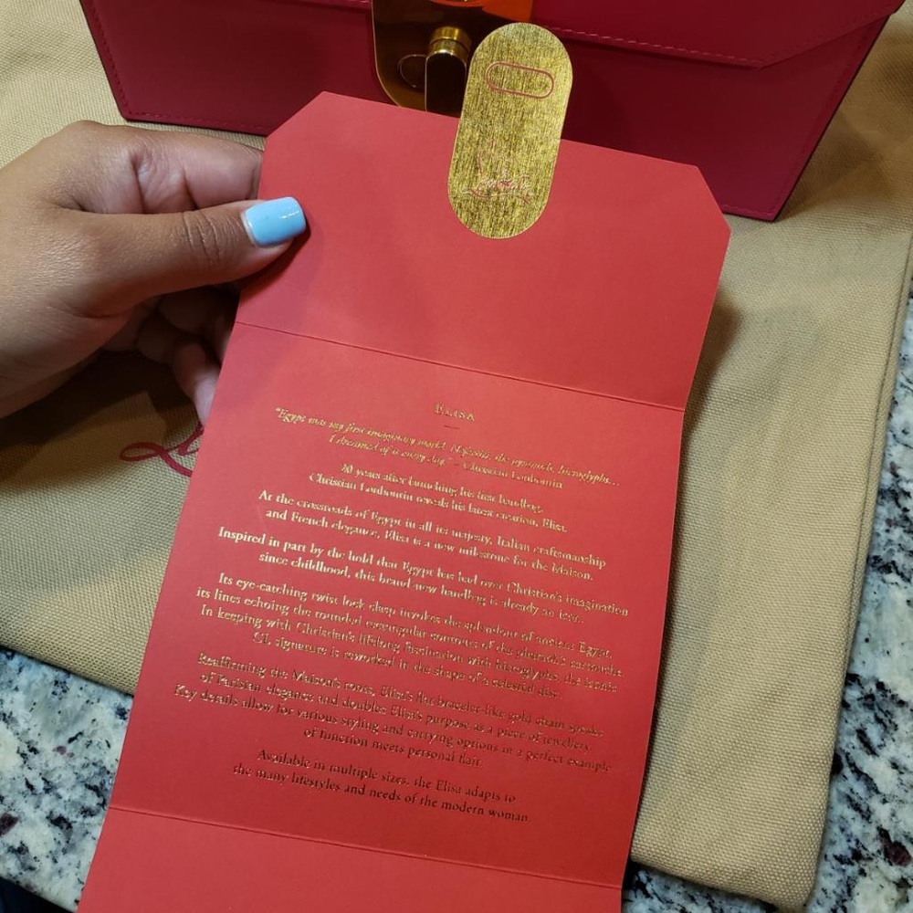 💕 NEW Christian Louboutin Mini Elisa in Hot Pink Calfskin - Picture 14 of 14